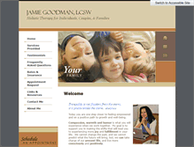 Tablet Screenshot of jamiegoodman.com